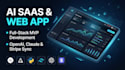 build custom ai saas and full stack web application