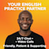 be your  english practice partner for chat and video calls