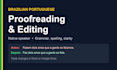 proofread and edit your brazilian portuguese text