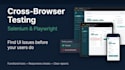automated UI testing scripts for web apps with selenium playwright and e2e tests