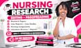 proofread and edit nursing research papers and manuscripts
