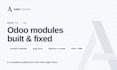 customize, fix or develop odoo 17 and 18 modules