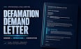 draft a professional defamation demand and retraction letter