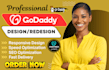 design godaddy website redesign godaddy website godaddy design develop godaddy