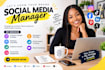 do social media management