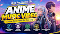 create animated music video