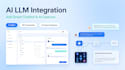 java vue and integrate ai llm, make PPT and video editing