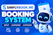 setup simplybookme booking, appointments, services and automation, simplybook me