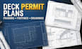 organize deck permit plans and residential deck drawings