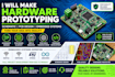 design pcb and electronics hardware prototypes for stm32 esp32 projects