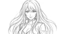 draw your anime character in a rough sketch style