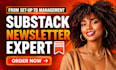 setup substack account design substack newsletter and manage substack post