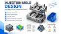 design injection mold, plastic injection mold and mold design