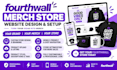 design fourth wall website design fourthwall merch store fourthwall pod merch