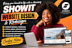 showit website, showit template, showit website redesign, showit customization