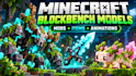 make minecraft blockbench models, mobs, items and animations