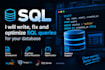 write and fix sql queries for your database
