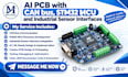 develop ai pcb with can bus, stm32 mcu and industrial sensor interfaces