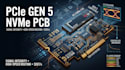 design pcle gen 5 nvme adapter pcb with signal integrity optimization
