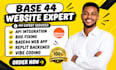 base44 saas app mvp web app base44 expert replit developer