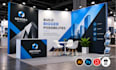 create print ready trade show booth graphics and expo backdrop design