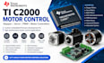 develop ti c2000, stepper control, servo control, pwm and motor controllers