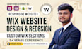 design a modern wix website or redesign wix store