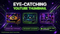 design viral and clickable youtube thumbnails