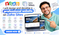 design and develop or redesign a professional website on zoho sites