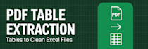 extract tables from your PDF into a clean excel file