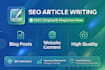 write seo optimized ai articles and blog posts