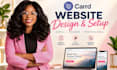 do carrd website design, carrd website, carrd landing page, carrd website design