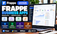 develop custom frappe framework app erpnext module and workflow