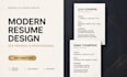 design ats CV resume and cover letter in modern and pro way