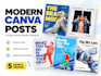 design editable canva posts for social media
