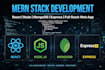 develop full stack mern website with react node mongodb