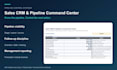 build a CRM sales pipeline control and forecasting system