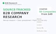 research and build a sourceverified b2b company list