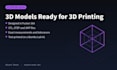 design 3d models and stl files ready for 3d printing