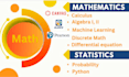 be your college math, calculus, algebra, discrete math statistics tutor