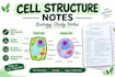 create clear cell structure notes with diagrams
