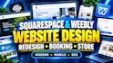 redesign ngo website squarespace website square booking squarespace store weebly
