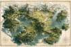 create detailed fantasy map illustration and cartography