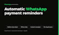 set up automatic whatsapp payment reminders with n8n