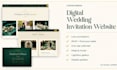 create wedding invitation website with rsvp form