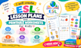 create esl lesson plans and printable worksheets for kids