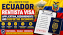 review your ecuador rentista visa application requirements , supporting document