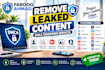 remove onlyfans leaked infringing content, mugshots,negative links via dmca