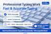 do something I am really good at fast typing in ms word