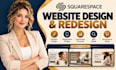 build squarespace website design, redesign squarespace website development